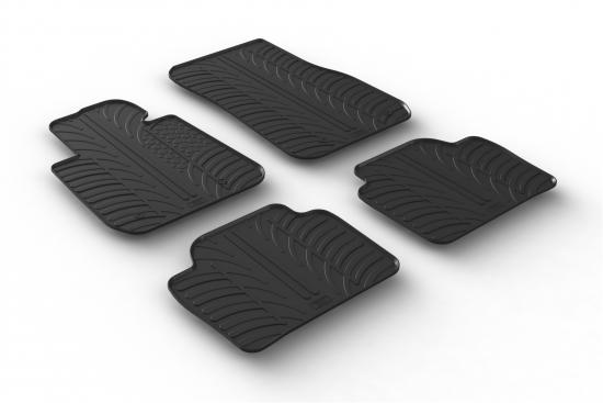 Design Gummi Fußmatten mit erhöhtem Rand passend für BMW 3er